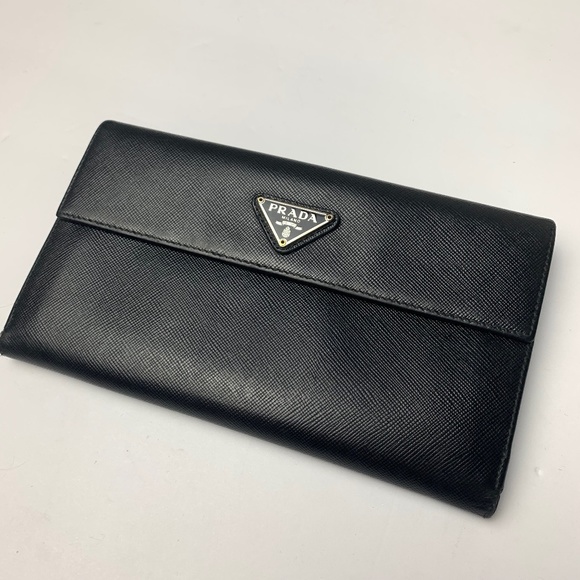 Prada Handbags - Prada Long Saffiano Wallet